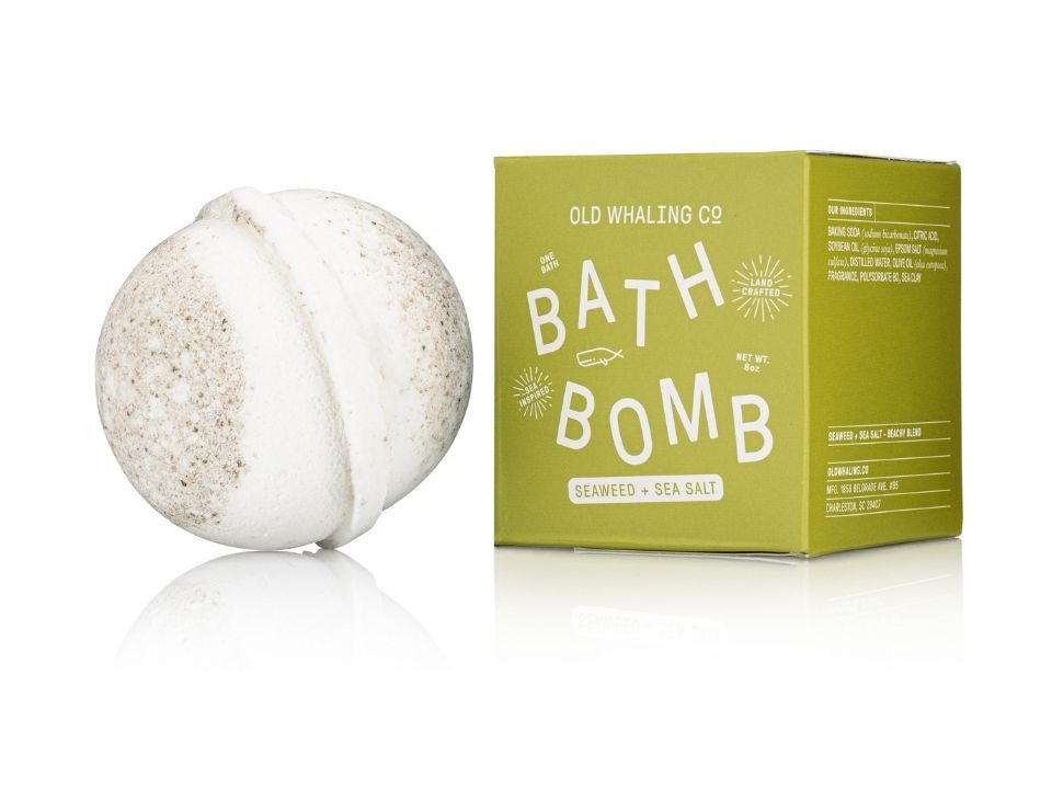 Seaweed + Sea Salt Bath Bomb – Riley's Southern Goods & Gardens